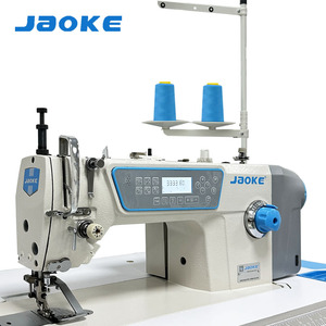 Machine à coudre industrielle point noué haute vitesse automatique avec moteur, construction robuste, entraînement différentiel, fonction de rassemblement de dentelle et synchronisation - Product Image 5