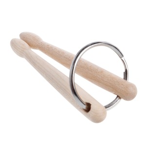 Gran oferta, <span class=keywords><strong>Mini</strong></span> llavero de palo de tambor, llavero de palo de tambor de madera, palo de percusión, baqueta pequeña para regalo de música - Product Image 5