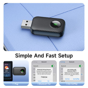 Nuevo Adaptador CarPlay Portátil AI Box Plug&Play Dongle BT/WiFi con Protección OTP para Phone 15, CarPlay/Android Auto con Cable - Product Image 5