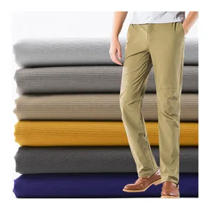 Stock Great Wall Towel Bottom Mountaineering Cloth 190gsm Nylon Spandex Stretch Suit Material Fabric For Men