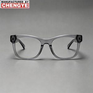Gafas Ópticas Rectangulares de Acetato Pulido a Mano para Mujer y Hombre, Gafas de Lectura con Prescripción para Miopía, Logotipo Personalizado, Venta al Por Mayor - Product Image 1