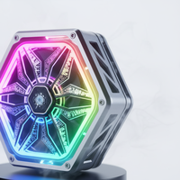 Support de téléphone magnétique RGB avec ventilateur semi-conducteur pour le gaming, le streaming en direct et la décoration de bureau