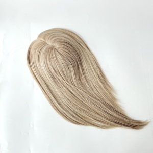 Perruques pour femmes 5.5*6.5 Mono, cheveux naturels, pour cheveux clairsemés, toupet féminin, couleur naturelle, densité 130% # FA 14 pouces - Product Image 2