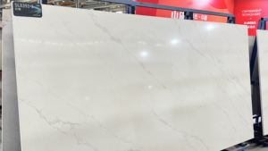 Thiết kế hiện đại phong cách Trắng grey tĩnh mạch statuario nhân tạo <span class=keywords><strong>Quartz</strong></span> slab nhà máy đá cẩm thạch Giá nhà bếp <span class=keywords><strong>Countertop</strong></span> - Product Image 2