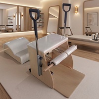 GELILAI Chaise Wunda en bois professionnelle et durable pour Pilates avec ressort réglable – Équipement de studio de Pilates portable pour le corps