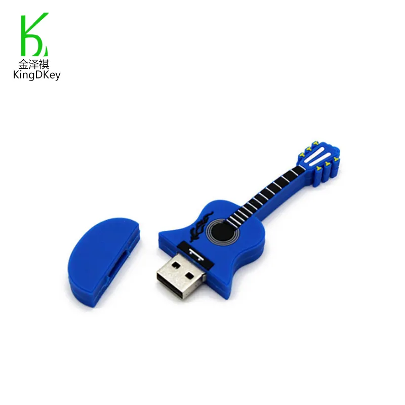 Chitarra personalizzata usb flash drive simpatico strumento musicale chitarra USB 3.0 Flash con logo gratuito