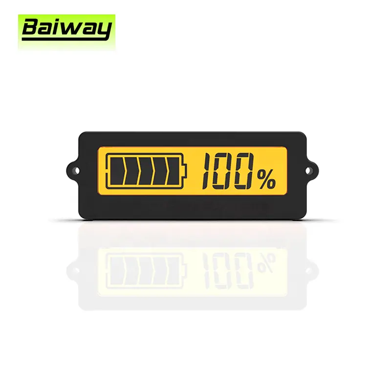 Baiway LY6N 12V 24V 36V 48V 범용 LCD 배터리 모니터 배터리 전압 백분율 디스플레이 용량 표시기 배터리 테스터