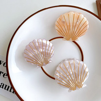 Pince à cheveux artisanale en acétate, taille moyenne 4 cm, style coréen, pour l'arrière de la tête