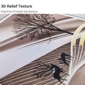 Stampa su Tela Personalizzata di Lusso con Texture Artistica, Paesaggio Naturale con Cervi, Stampa UV, Cornice Dorata con Perline, Decorazione <span class=keywords><strong>per</strong></span> <span class=keywords><strong>Camera</strong></span> <span class=keywords><strong>da</strong></span> <span class=keywords><strong>Letto</strong></span> e Ingresso - Product Image 4