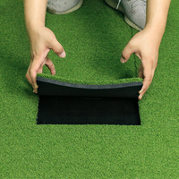 KONDAY Tapis de balançoire de golf d'intérieur Tapis de pratique vert pour la frappe et la conduite avec matériel d'entraînement en gazon de remplacement