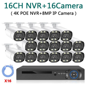 Xmeye 8MP 32CH PoE 48V NVR Kit POE NVR Camera Kit 8MP an ninh Camera Kit 4k 16CH an ninh 4MP POE NVR CCTV Hệ thống camera - Product Image 2