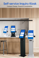Kiosco Interactivo de Autoservicio con Pantalla Táctil de 21.5 Pulgadas GD215, Máquina de Pago de Pedidos Automatizados Personalizable para Tiendas de Alimentos, Comercio Minorista y Mercados