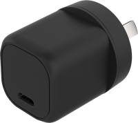 Cargador Rápido GaN de 20W con Puerto C, Cargador de Teléfono Móvil USB, Pequeño Electrodoméstico con LED, Enchufe AU/EU/US/UK a Elegir