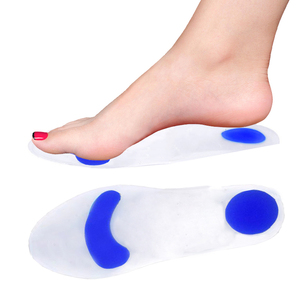 Solette in Silicone di Grado Medicale con Supporto <span class=keywords><strong>per</strong></span> Arco Plantare, Inserti Massaggianti <span class=keywords><strong>per</strong></span> Fascite Plantare e Spinotto Calcaneo, <span class=keywords><strong>per</strong></span> <span class=keywords><strong>Uomo</strong></span> e Donna, Ammortizzanti e Antidolorifici - Product Image 1