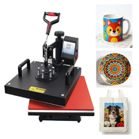 Mesin Press Panas Profesional 15 in 1 untuk Sublimasi Kaos, Mug, Topi, Casing Ponsel, dan Tali Gantungan