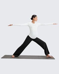 <span class=keywords><strong>Pantalon</strong></span> d'été léger à jambes larges pour <span class=keywords><strong>femme</strong></span> <span class=keywords><strong>enceinte</strong></span> avec soutien intégré pour l'abdomen - Product Image 4