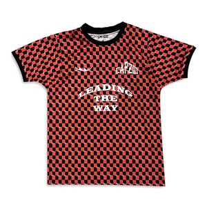 Uniforme de Fútbol Casual a Cuadros Personalizado, Sublimado, Transpirable, de Secado Rápido, Manga Corta, 100% Poliéster, Camiseta Unisex de Verano - Product Image 3