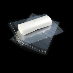 100% リサイクルされたLDPEPolybags GRSPR Anti Suffocation警告透明クリア30% <span class=keywords><strong>PE</strong></span>ポストコンシューマーポリ衣類バッグ付き - Product Image 3