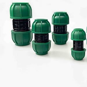 Connecteur rapide PE Green Cap S20-63 pour tuyaux d'eau 4/6 points 1 pouce, accessoires sans fusion thermique, connecteurs d'eau de jardin - Product Image 3