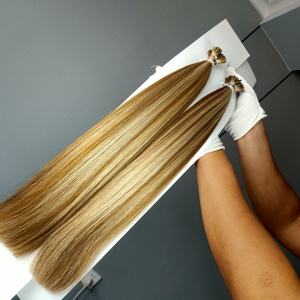Extensiones de Cabello Humano Ruso Remy de Primera Calidad Jasmine Beauty, Pre-Adheridas con Punta I, Venta al por Mayor, Extensiones de Cabello con Punta K de Doble Trama - Product Image 4
