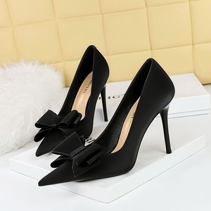 Escarpins Femme Big Bow Designer Ladies Sexy <b>Pumps</b> Women High Heels Shoes 2025 - Product Image 5