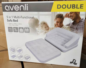 Pvc Flocking Double Outdoor <strong>5</strong> in 1 <strong>Air</strong> <strong>Sofa</strong> <strong>Bed</strong> Folding Inflatable Seat <strong>Air</strong> <strong>Sofa</strong> <strong>Bed</strong> and Lounge Chair - Product Image 5