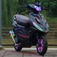 Scooter à essence 125cc monocylindre 4 temps fabriqué en Chine, à succès, avec allumage CDI, certifié EEC COC, frein à disque et à tambour