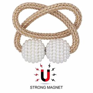 2 pièces de supports de rideaux, attaches à boucle, clips suspendus, boucle à boule, accessoires de rideaux, clips magnétiques pour rideaux en perles - Product Image 4