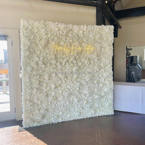 Événement anniversaire décoration rouge rose toile <span class=keywords><strong>de</strong></span> <span class=keywords><strong>fond</strong></span> mariage scène décoration fleur mur <span class=keywords><strong>fond</strong></span> à <span class=keywords><strong>vendre</strong></span> - Product Image 2