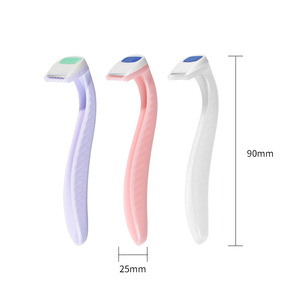 Women's <b>razor</b>, lip hair remover, leg hair remover, pubic hair remover, manual women's underarm hair remover wholesale. - Product Image 2