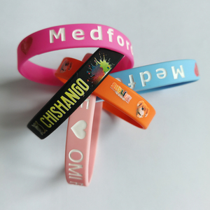 Su misura Braccialetti di Gomma di Silicone Elastico Da Polso Fascia Della Mano - Product Image 5