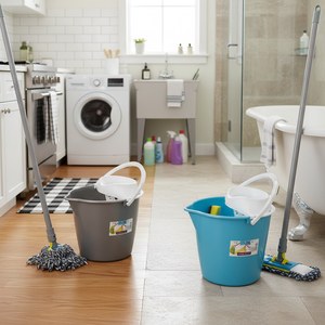 Secchio per lavapavimenti con strizzatore 12L colori assortiti (Plastic 3019) - Product Image 3