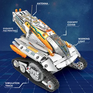 Reobrix Nouveau modèle de voiture d'exploration spatiale télécommandée City, véhicule RC, jouets de construction en briques à assembler soi-même, ensembles de blocs de construction, cadeau - Product Image 3
