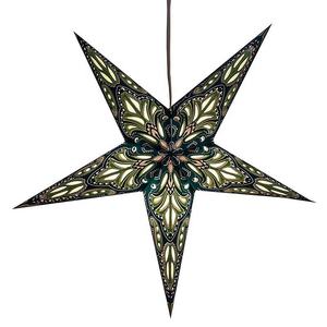 Lámpara de Decoración LED de colores, linternas de estrellas de papel 3d, Navidad, India - Product Image 6