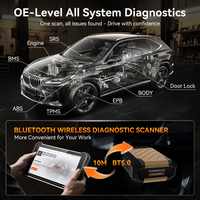 THINKCAR THINKSCAN 689BT, Herramienta de Diagnóstico Bluetooth con Codificación ECU y 34 Funciones de Reinicio, Actualizaciones Gratuitas de por Vida, Escáner OBD2 para Talleres de Reparación de Automóviles
