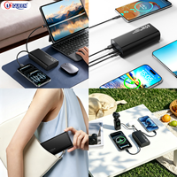 Chargeur de téléphone portable portable M-QUEEN à logo personnalisé, PD65W, haute capacité, 30000 mAh, charge rapide, garantie de 24 mois, ultra fin
