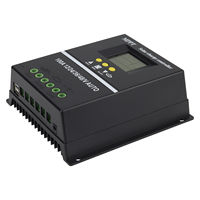 YONGFA Régulateurs solaires PV 60A/80A/100A Contrôleur de charge solaire 12V/24V/36V/48V avec chargeur solaire USB haute efficacité