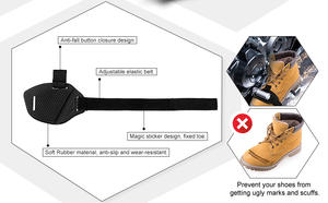 แผ่นกันลื่นรูปทรงรังผึ้งสำหรับป้องกันส่วนบนของรองเท้าสำหรับชุดเกียร์รถจักรยานยนต์ยามาฮ่า - Product Image 4