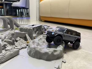 Kit <span class=keywords><strong>de</strong></span> Pista Modular <span class=keywords><strong>para</strong></span> Vehículos RC <span class=keywords><strong>1</strong></span>/30 y <span class=keywords><strong>1</strong></span>/<span class=keywords><strong>24</strong></span>, SXC30/CXC24, Circuito <span class=keywords><strong>de</strong></span> Obstáculos <span class=keywords><strong>para</strong></span> Escalada, <span class=keywords><strong>para</strong></span> Aficionados, Aleación Fundida a Presión, 70x70cm - Product Image 5