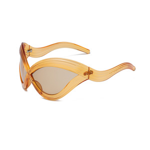 Butterfly Frame <b>Sunglasses</b> <b>Gradient</b> Lens UV400 Y2K Style Unisex Casual Lightweight Adult 2025 - Product Image 2