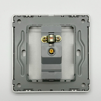 Stopkontak Panel Matte PC Modern VNX, Konektor Ethernet, Outlet Listrik, Port Kabel TV, Soket Dinding