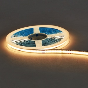 COB LED şerit ışıkları DC12V16.4ft /5M 320leds/M CRI90 parlak esnek buz mavi LED bant ışıkları LED şerit ışık