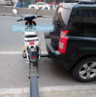 Porte-moto, scooter et dirt bike robuste de 500 livres, avec rampe de chargement et dispositif de verrouillage anti-inclinaison