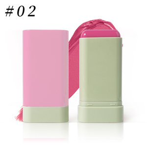 High Pigment <span class=keywords><strong>Cream</strong></span> Blush Stick Atacado Meninas Cosméticos Rosa Vermelha OEM Private Label 3 Cores Pele Justa Vegan Maquiagem Mineral ODM - Product Image 3