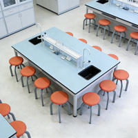 Mobilier scolaire moderne et durable, tabouret de laboratoire en PP, ensemble de chaise de bureau pour étudiants certifié GRS, polyvalent pour salle de classe et salle de formation