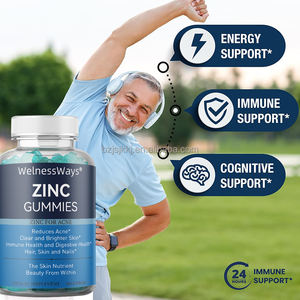 Welnesswayscollagen ויטמין c תמיכה עצם בריאות העצבים תפקוד מערכת החיסון gummtivitamin עם אבץ למבוגרים & ילדים חיסון - Product Image 4