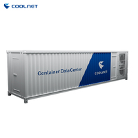 Centre de données en conteneur personnalisé 20 pieds/40 pieds, rack de serveur 42U, centre de données modulaire extérieur, système de refroidissement et d'alimentation sans interruption tout-en-un