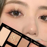 Palette de fards à paupières 16 couleurs à marque privée, finis mats et scintillants, haute pigmentation, logo personnalisé, vente en gros