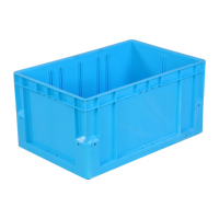 Conteneurs de stockage ASRS robustes, bacs en plastique de précision avec séparateurs pour la gestion des pièces et des stocks