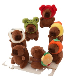 HY Peluche Kawaii Capybara Douce, Jouets en Peluche Capybara Mignons, Porte-clés en Peluche Capybara, Breloques, Poupée pour Machine à Attraper - Product Image 1